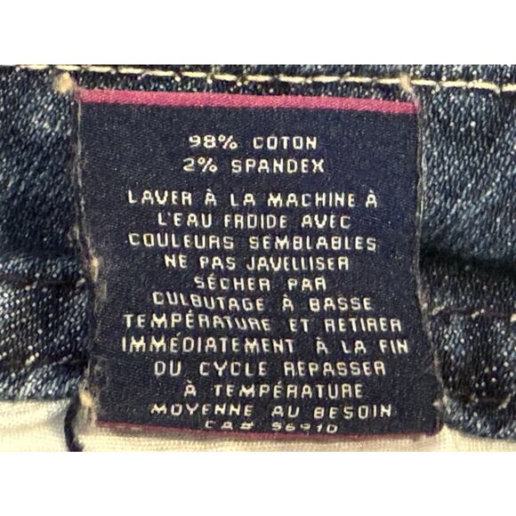 Vigoss The New York Boot Cut Mid Rise Jeans Size 11/12 Rhinestone Y2K - Picture 15 of 16